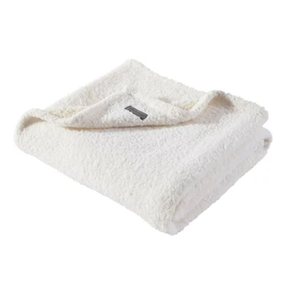 NWT Eddie Bauer Ivory Sherpa Throw - Picture 2 of 5